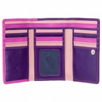 Женский кожаный кошелек Visconti BORA rb43 berry m