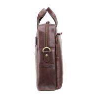 Мужская кожаная сумка с RFID защитой Visconti ml31 brn