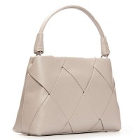 Женская кожаная сумка ALEX RAI 6610 grey