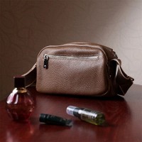 Молодежная женская кожаная сумка через плечо Vintage 22596 