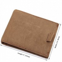 Мужской кожаный зажим для купюр Vintage 14532