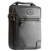 Мужская кожаная сумка через плечо BRETTON 5415-4-L black