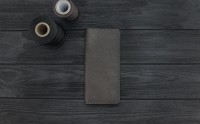Портмоне (купюрник) из кожи ручной работы VOILE коричневое lw5-brn