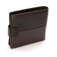Мужской кожаный кошелек BE BRETTON 408L brown mix