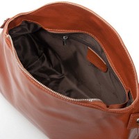 Женская кожаная сумка классическая ALEX RAI 91007-9 camel