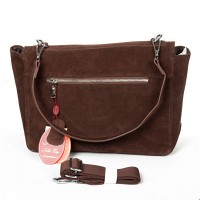 Женская замшевая сумка ALEX RAI DSWR·6A brown