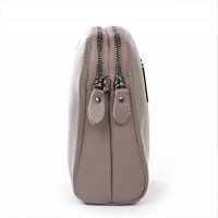 Молодежный клатч из кожи ALEX RAI 88089 L-grey