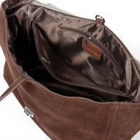 Женская замшевая сумка ALEX RAI DSWR·6A brown