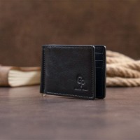 Мужской кожаный зажим для купюр  GRANDE PELLE 11297