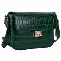 Женская кожаная сумка Ashwood C50 Green (Зеленый)