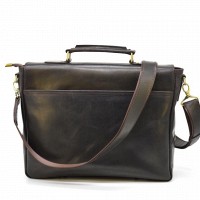 Мужской кожаный темно-коричневый портфель TARWA rdс-3960-4lx