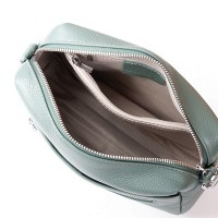 Женская кожаная сумка классическая ALEX RAI 99122 blue green