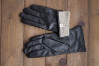 Женские сенсорные кожаные перчатки Shust Gloves 942s1