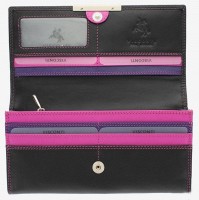 Женский кошелек Visconti Paloma R-11(black/berry)