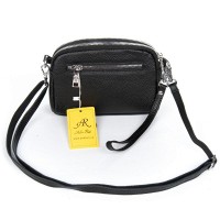 Женский молодежный кожаный клатч ALEX RAI 6088 black