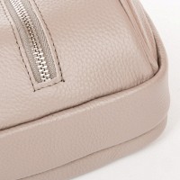 Женский молодежный кожаный клатч ALEX RAI 88082 pale grey