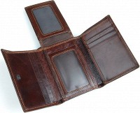 Мужской кожаный кошелек Vintage 14464