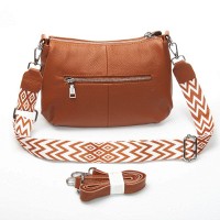 Женская кожаная сумка через плечо ALEX RAI 6001 khaki