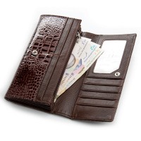 Женский лаковый кожаный кошелек PE DR. BOND PEW501 brown