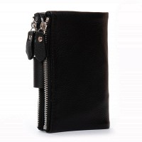 Женский кожаный кошелек Classik  DR. BOND WN-23-19 black