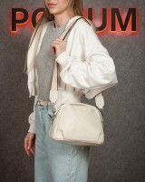 Женская кожаная сумка ALEX RAI 99125 white