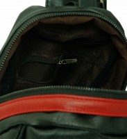 Рюкзак из кожзама черного цвета TRAUM 7229-56