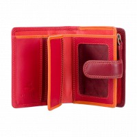 Женское кожаное портмоне Visconti rb40 red m