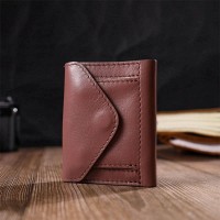 Кожаный женский кошелек ручной работы GRANDE PELLE 16784