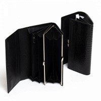 Кожаный женский кошелек LR SERGIO TORRETTI W1-V-2 black