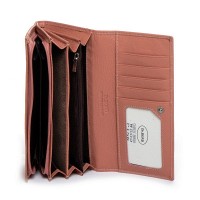 Женский кожаный кошелек Classik  DR. BOND W502 pink
