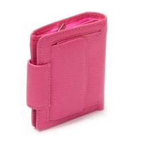 Женский кожаный кошелек Bright DR. BOND WS-415-1 plum-red