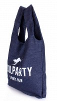 Женская коттоновая сумка POOLPARTY pool20-jeans