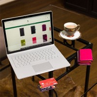 Женский кожаный кошелек Visconti rb39 plum m