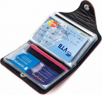 Кожаная визитница SHVIGEL 13910