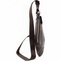 Мужская кожаная сумка-слинг Grande Pelle 721620