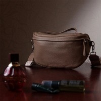 Молодежная женская кожаная сумка через плечо Vintage 22596 