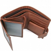 Мужской кожаный кошелек Vintage 14534