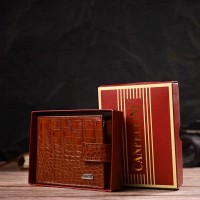 Мужской кожаный кошелек  CANPELLINI 21893 