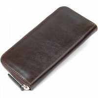 Женский кожаный кошелек GRANDE PELLE 11466 Коричневый