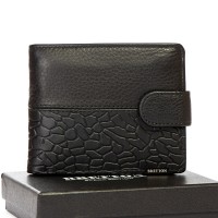 Мужской кожаный кошелек BE BRETTON 210L black