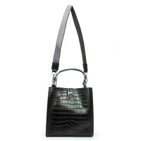 Женская кожаная сумка через плечо ALEX RAI 9701 black