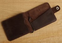 Кожаный зажим для купюр SHVIGEL 13786