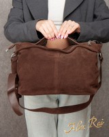 Женская замшевая сумка ALEX RAI 8818 brown