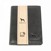 Английский кожаный мужской кошелек Ridgeback JBNC 31 Black (Черный)