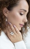 Серьги Скифская Этника  Капля SE 925