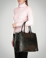 Женская кожаная сумка через плечо ALEX RAI 8804 black