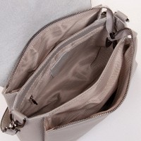 Женская кожаная сумка ALEX RAI 99104 l-grey