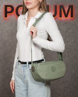 Женская тканевая сумка Jielshi 3757 d.green