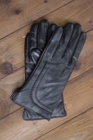 Женские сенсорные кожаные перчатки Shust Gloves 944s3