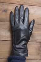 Женские сенсорные кожаные перчатки Shust Gloves 944s3